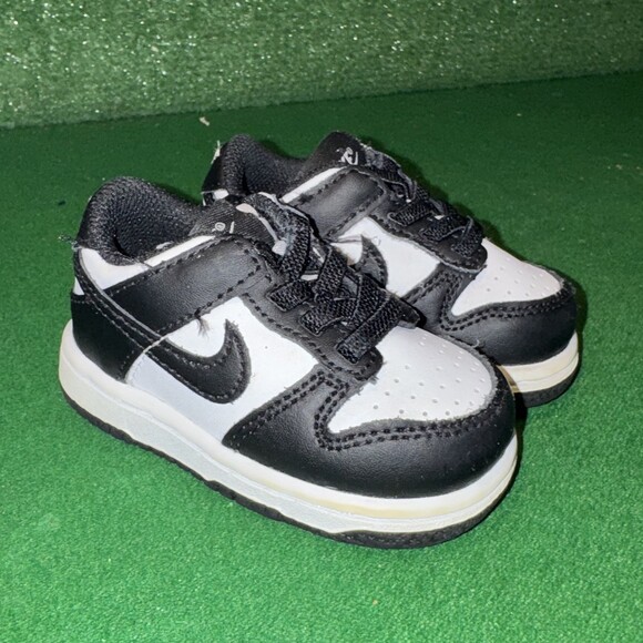Nike Other - Nike Shoes Toddler Baby 4C Black White Dunk Low Panda Sneakers CW1589-100